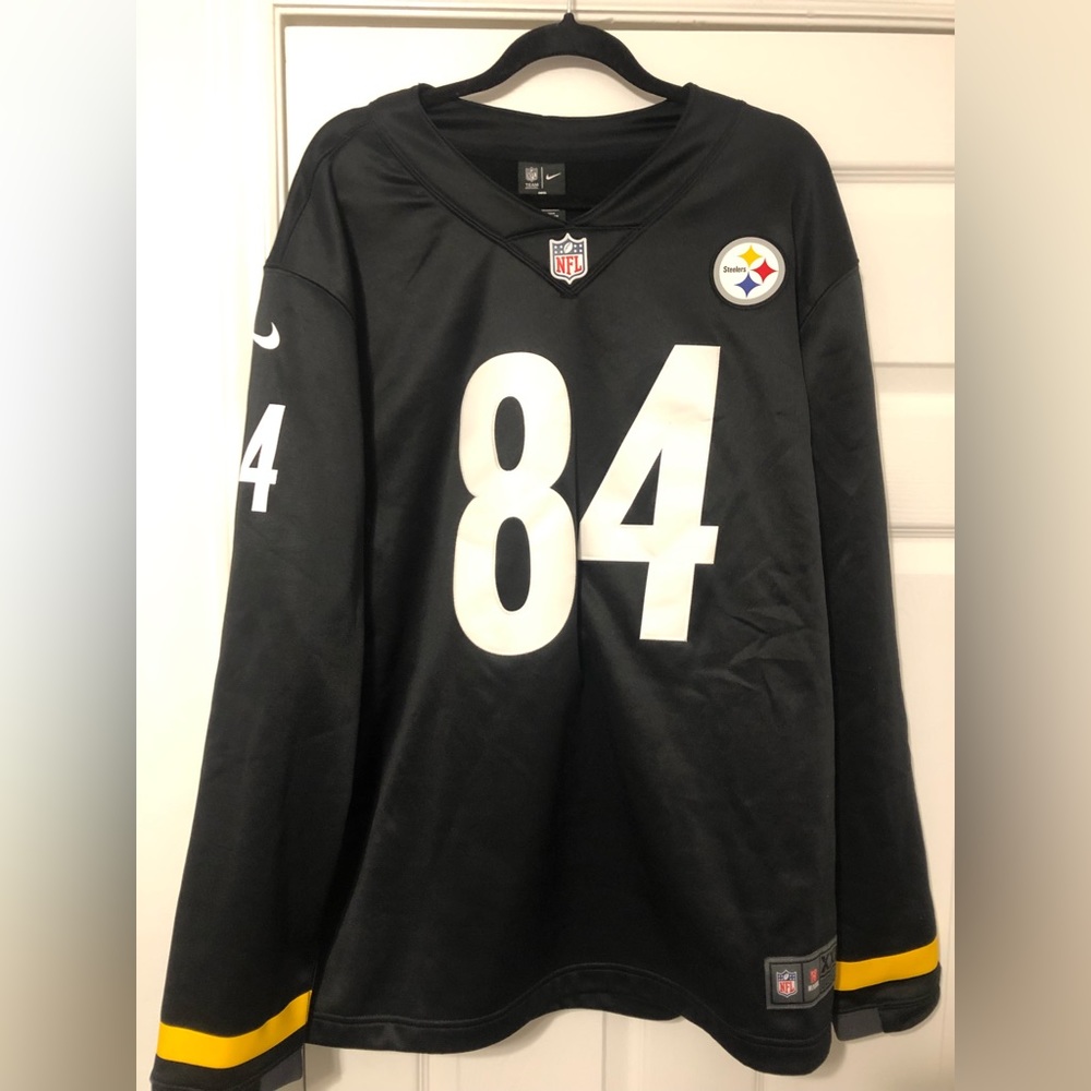Nike Pittsburgh Steelers Sweatshirt Jersey. 2XL.